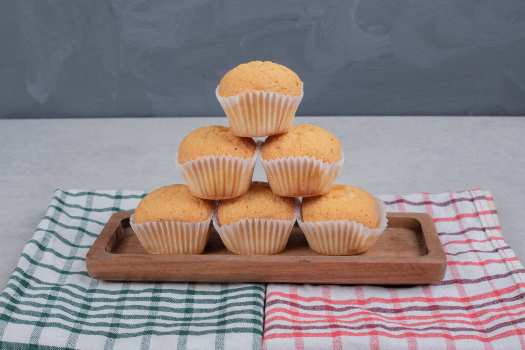 Pack de 6 muffins vanille